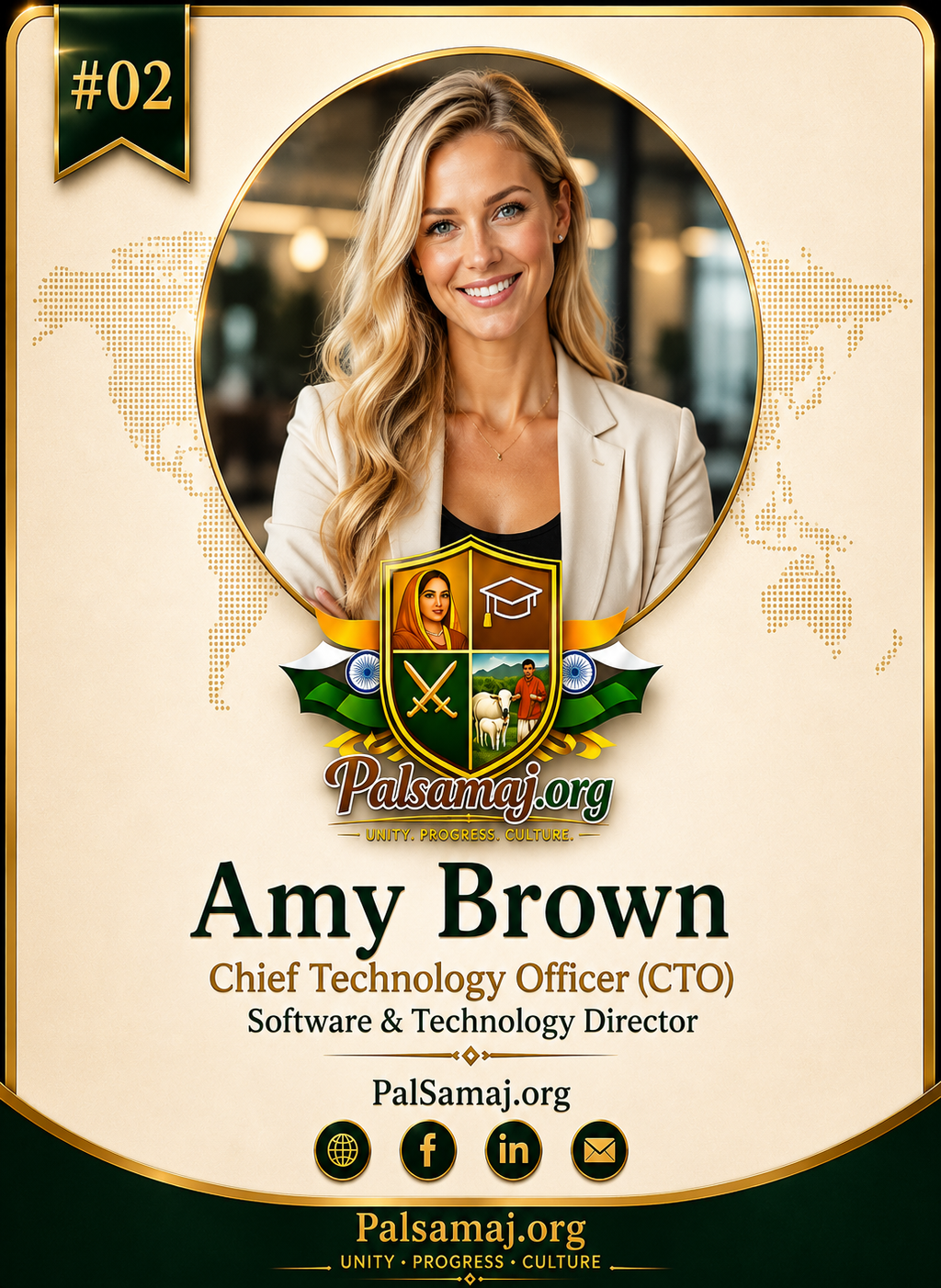 Executive Committee Amy Brown - Chief Technology Officer (CTO) - Software & Technology Director - PalSamaj.org